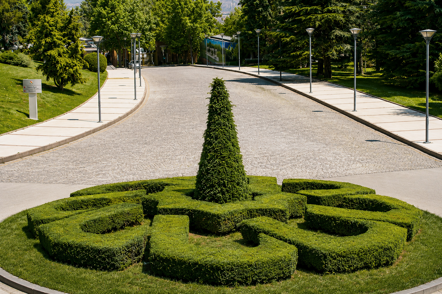 Palais Présidentiel de Çankaya — Paysage d’État et Bosquet Vivant — Architecture Paysagère 04