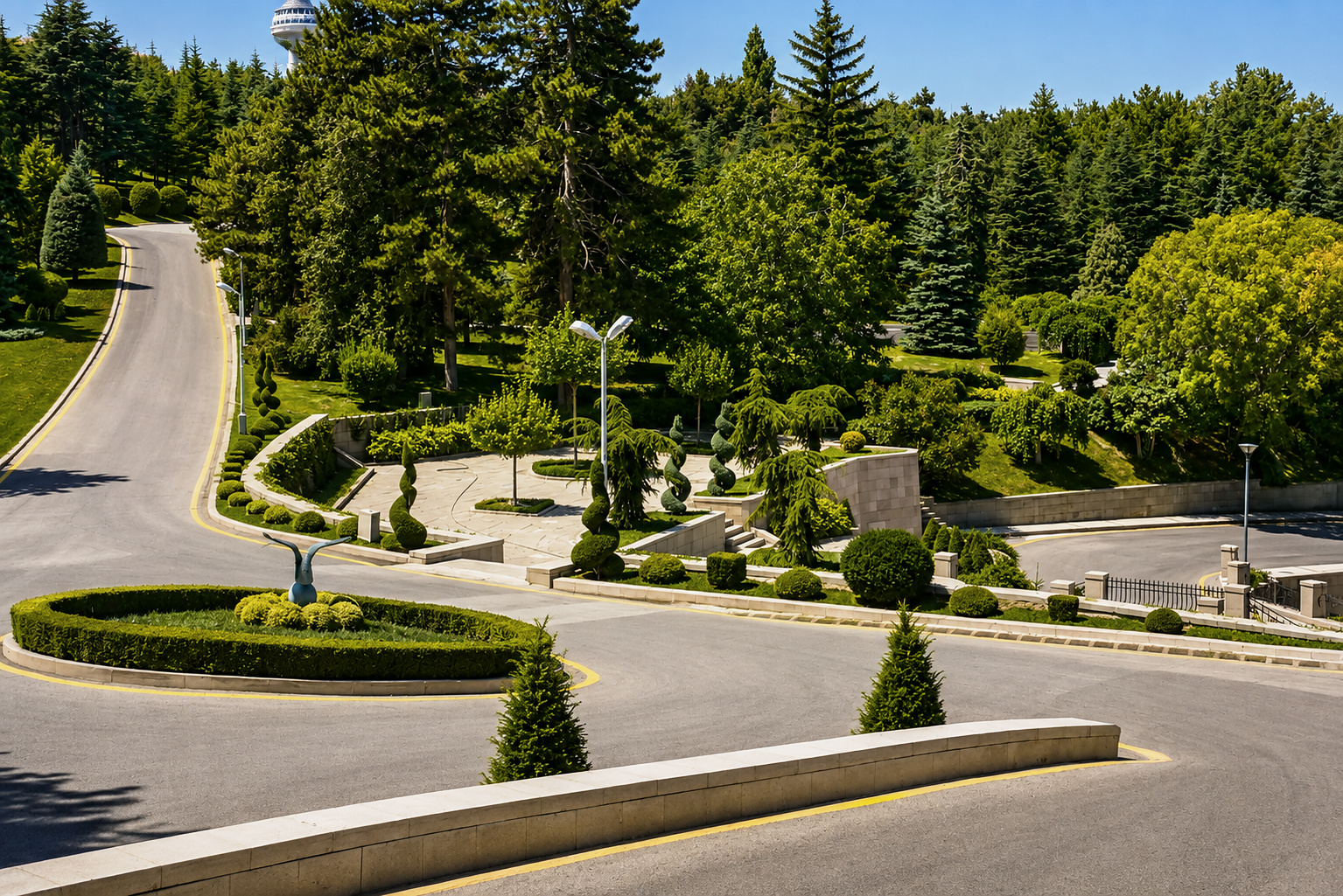 Palais Présidentiel de Çankaya — Paysage d’État et Bosquet Vivant